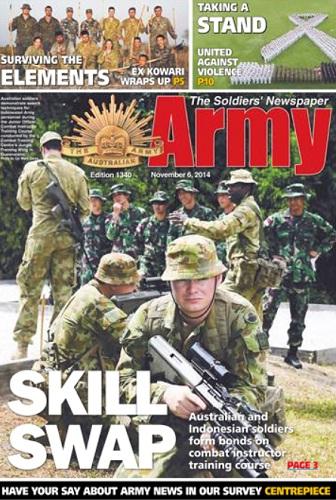 Army Newspaper JOCIT Australia 2014